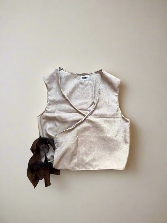 Silver/Sage Wrap Vest